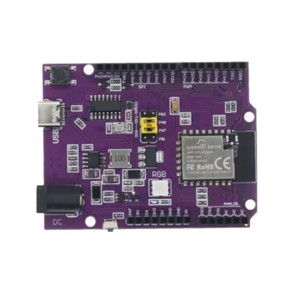 Modulo WiFi Bluetooth Dual Band RTL8720DN, Scheda di Sviluppo BW16 a Basso Consumo, Supporto BLE per Arduino IDE, per Progetti IoT