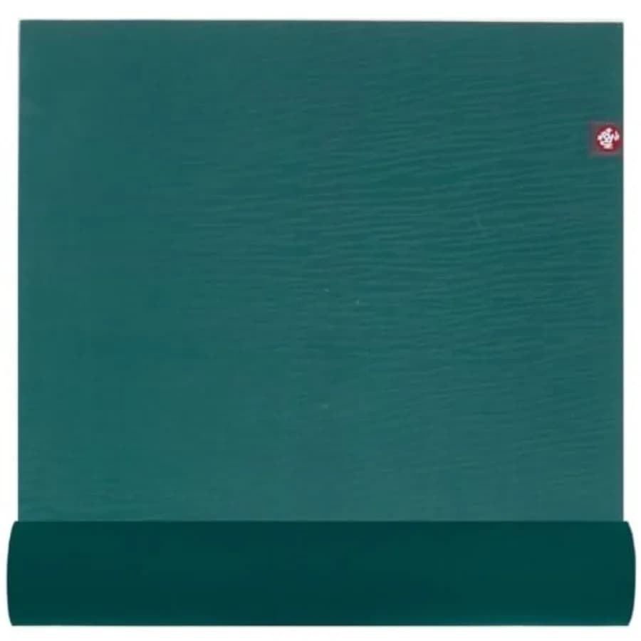 Yoga Mat for Indoor Practice, Natural Rubber, Charcoal Grey, Eco-Friendly with Soft Textured Surface and Natural Next-to-Skin F