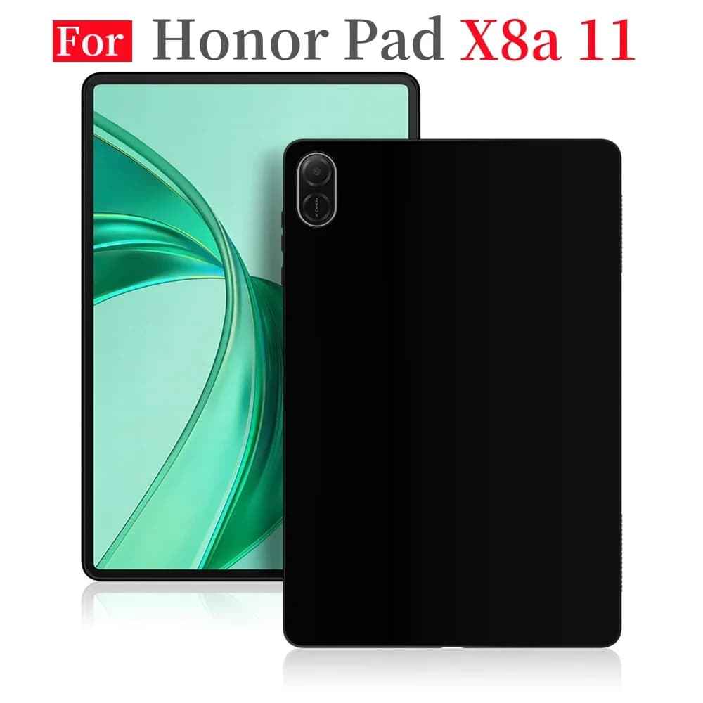 Custodia tablet per Honor Pad X8a 11 pollici 2024 Flexibel Nero TPU Shell Custodia morbida in silicone per Honor Pad X8a Custodia 11"