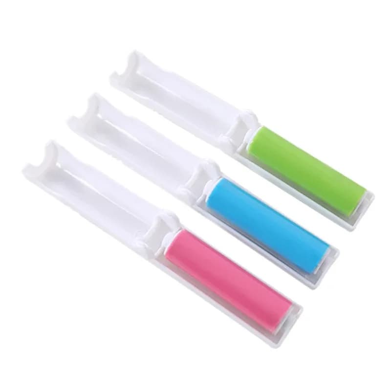 1 pz portatile pieghevole lavabile rullo di depolverazione rimozione dei capelli vestiti rimozione della polvere riciclabile Pet Hair Remover