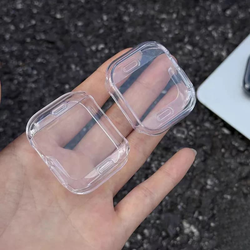 1-5PCS Morbido TPU Della Copertura Della Protezione Dello Schermo per Apple Watch 11 10 9 8 45/41mm 44mm 42mm 46mm Custodia Trasparente IWatch Serie 7 SE 6 5