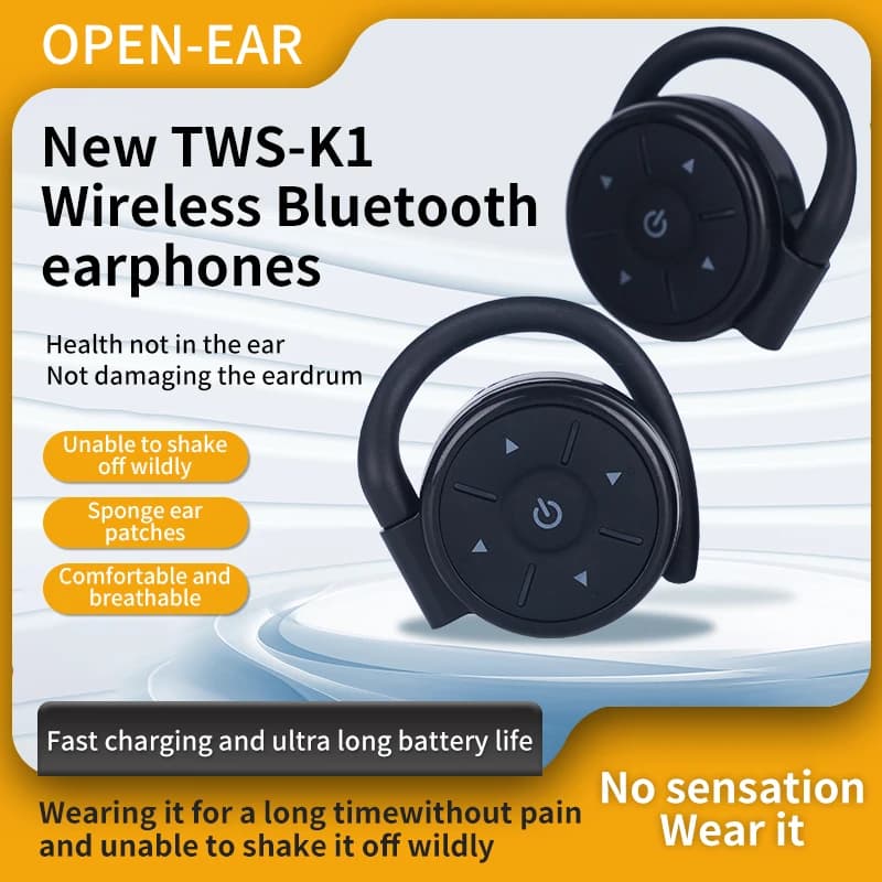 Auricolari wireless sportivi originali OWS K2 con microfono Suono stereo Hi-Fi Cuffie Bluetooth 5.4 TWS per iPhone Xiaomi