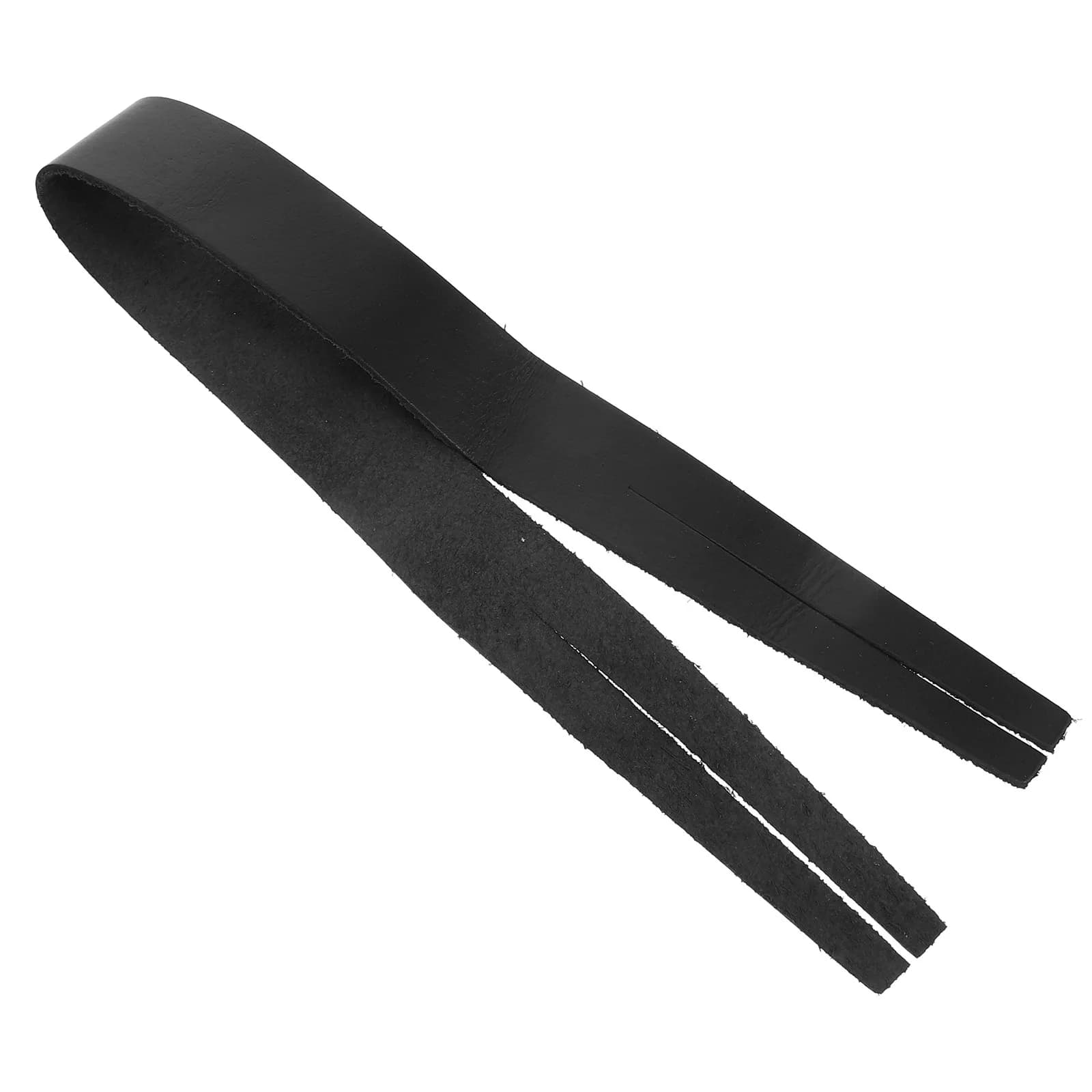 1 Pezzo Cinghia di Protezione per Piatti Musicali Resistente agli Urti in Pelle Bovina per Batterie e Orchestre, Nera
