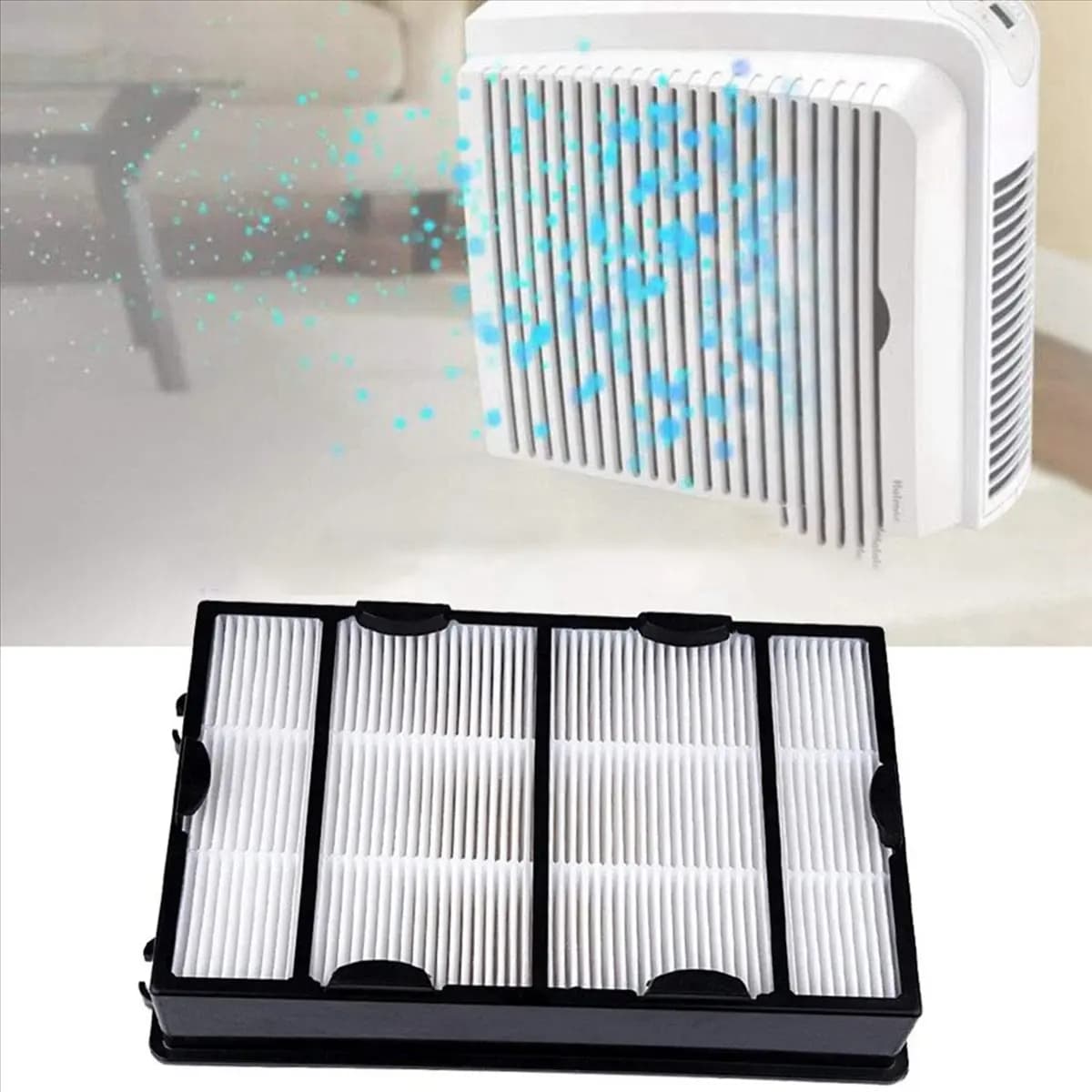 2 set di filtri HEPA di ricambio per purificatore d'aria Holmes HAPF600D, HAP615, HAP625, HAP650, HAPF600D-U3, HAP725, HAP750