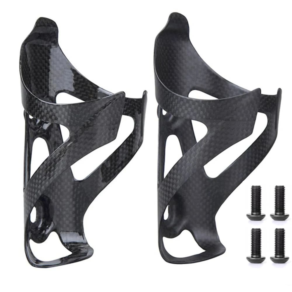 Full 3K Carbon Fiber Bike Water Bottle Cage 24g Super Light Matte Glossy Bicycle Bottle Holder Road MTB Cycling Water Cup Rack