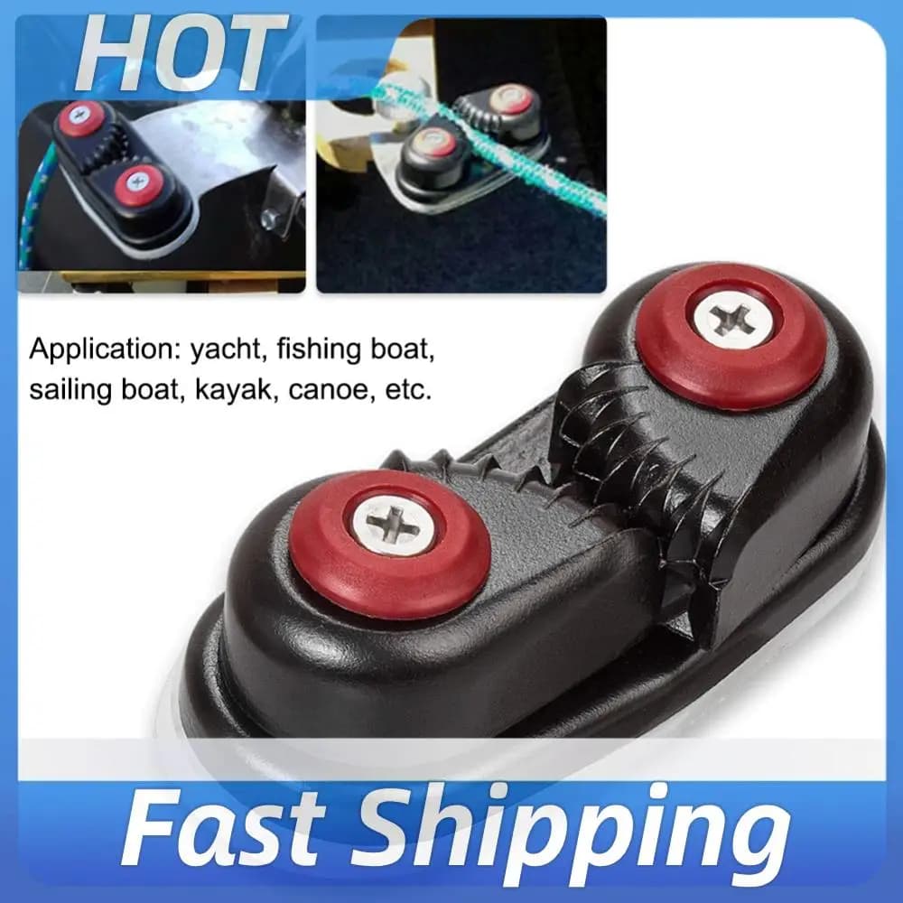 Aluminum Alloy Cam Cleat Fairlead Rope Gripper for Marine Sailing Accessories Automatic Rope Clamping Plate
