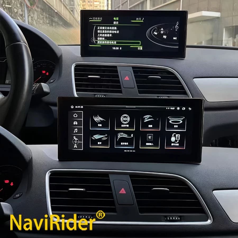 Autoradio Android 15 da 10.25/12.3 Pollici con CarPlay per Audi Q3 2011-2018, GPS, Lettore Multimediale, Radio, Touchscreen, Navigatore, DSP, WIFI, 4G