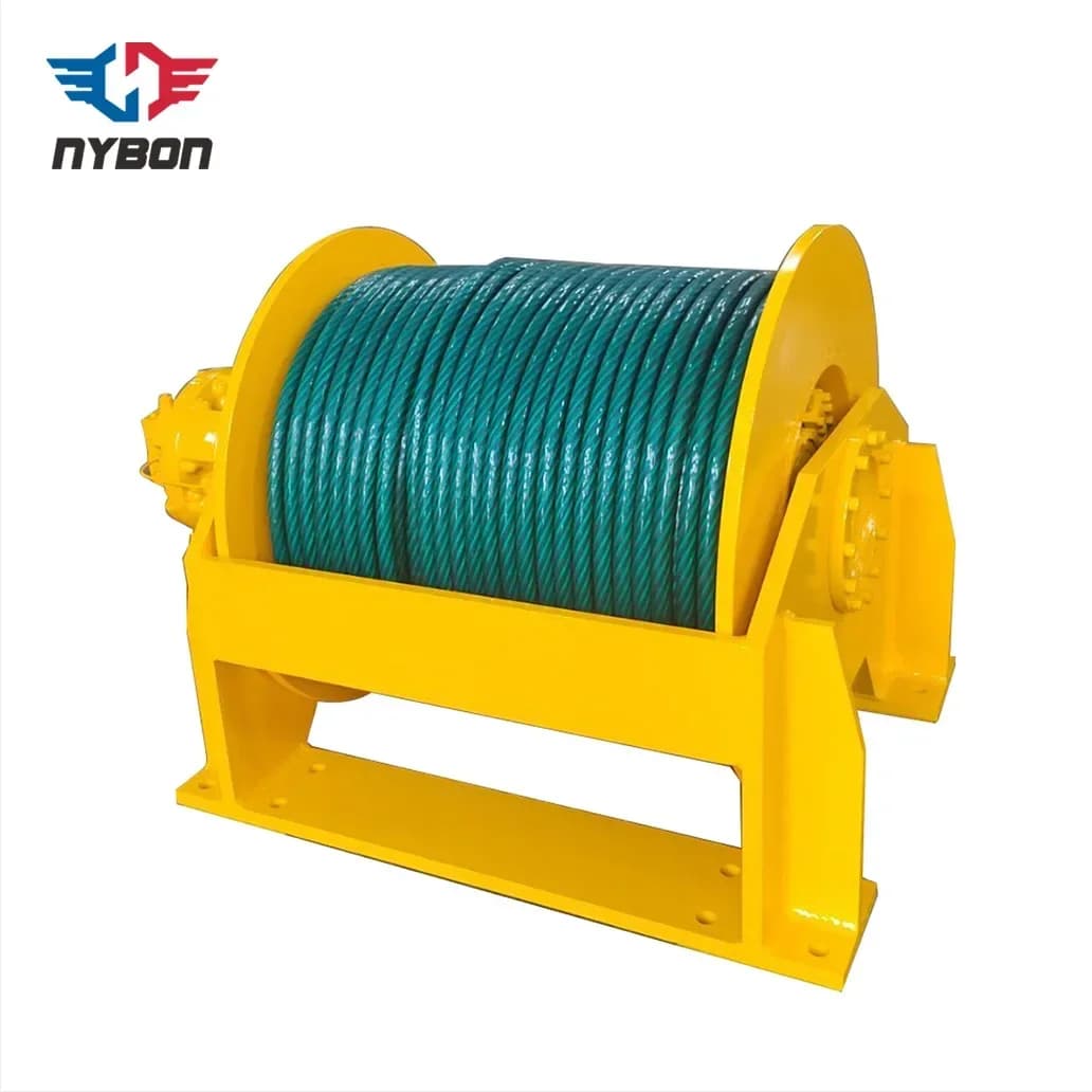 2026 Horizontal Vertical 5 Ton Heavy Duty Hydraulic Double Drum Capstan Rope Winch Marine Hydraulic Drum Winches