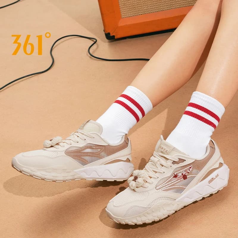Scarpe Casual da donna a 361 gradi Primavera Nuova Mesh Leggero Morbido Traspirante Antiscivolo Durevole Versatile Sneakers femminili 682516761