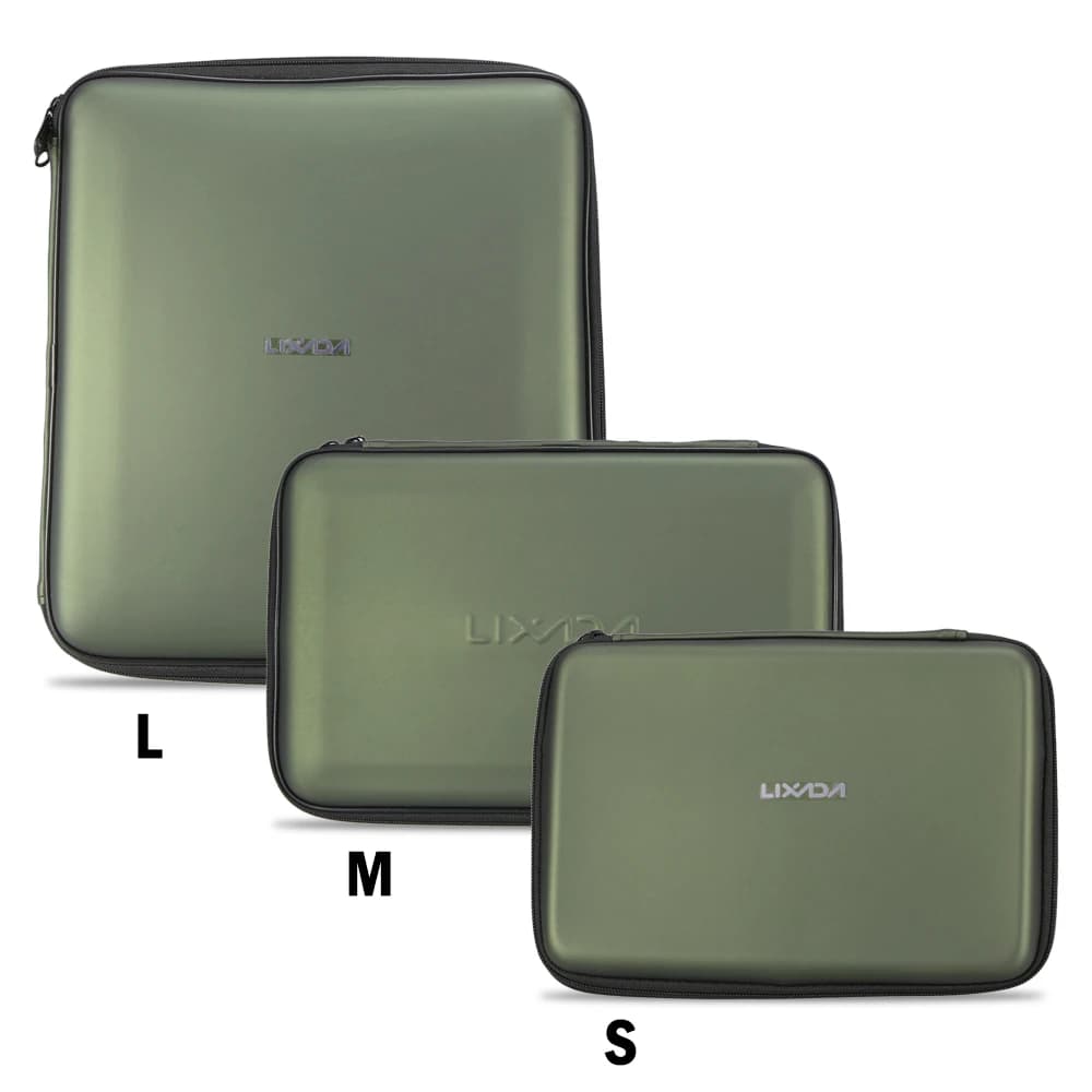Lixada fishing bag fishing gear box padded for alarm bite protection box for outdoor fishing accessories