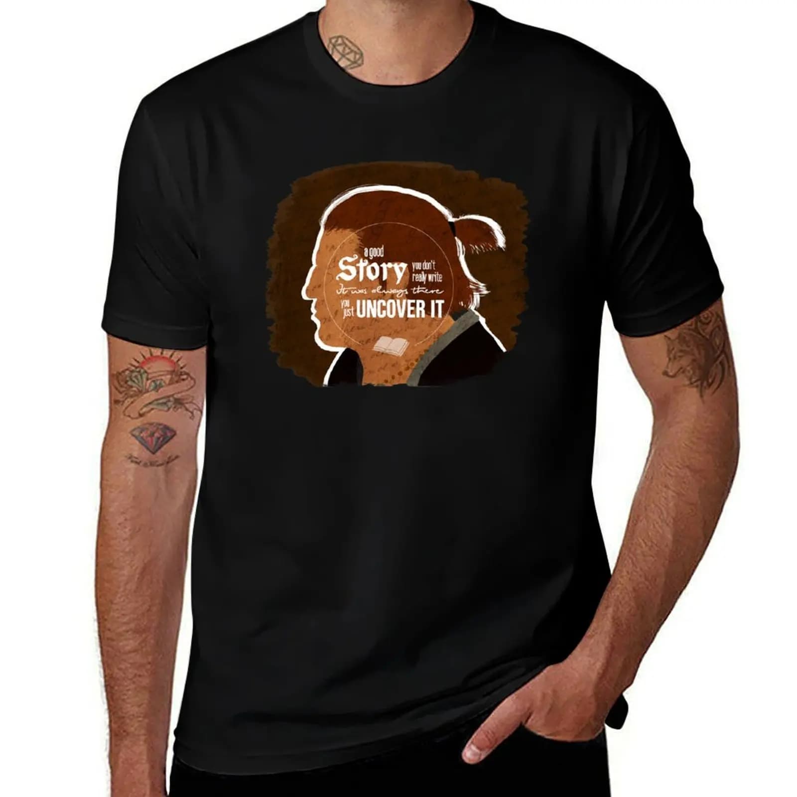 Varric - A Good Story T-Shirt Casual Street Style Short Sleeve Tee T-Shirt