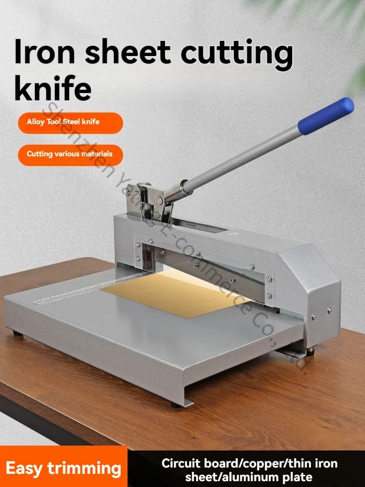 multi-functional paper cutter professional cutting epoxy board thin iron copper aluminum skin circuit board labor-saving cutting