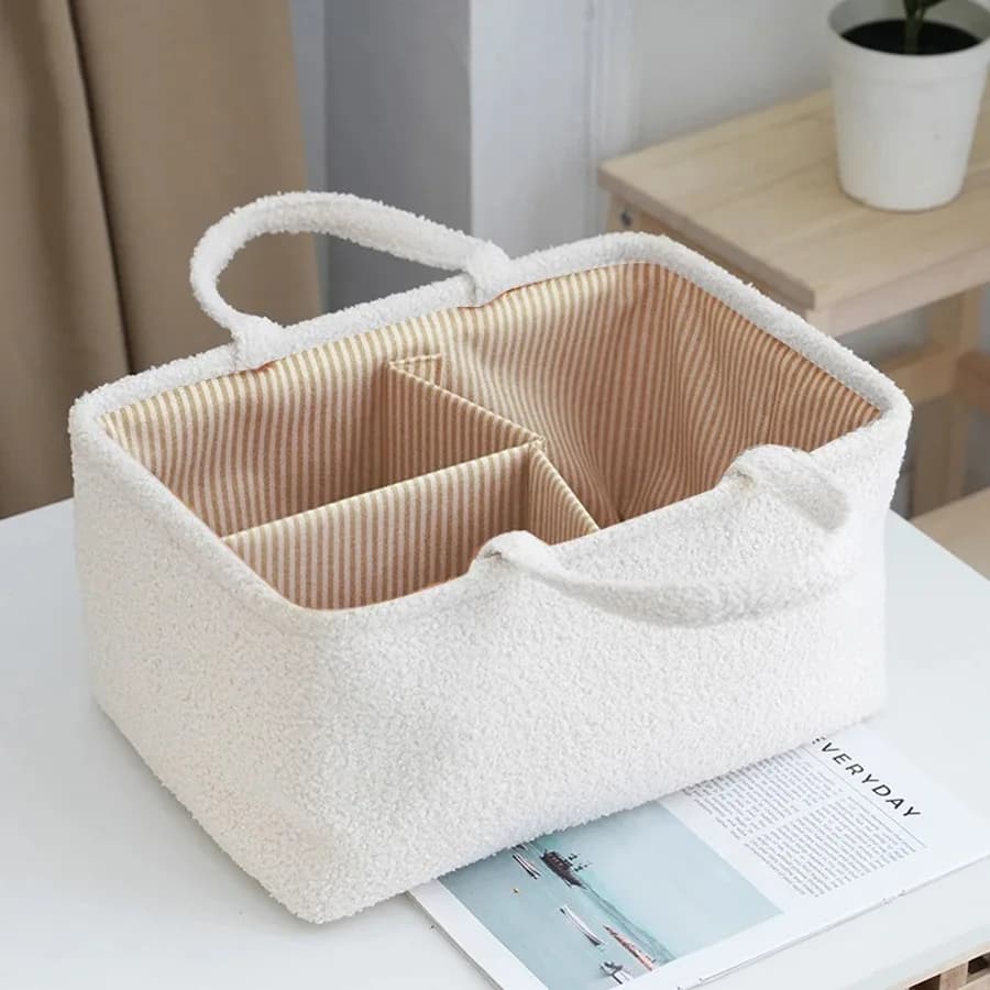 Travel Portable Mommy Bag Diaper Bag Feeding Bottle Storage Handbag Multifunctional Baby Products Organizer Basket