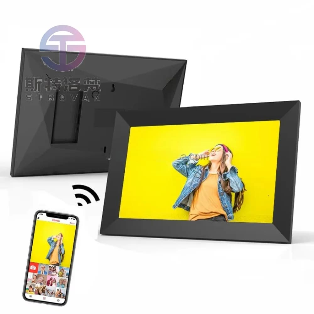 Android IPS Screen 10.1 Inch Wifi Frameo Digital Photo Frame with App
