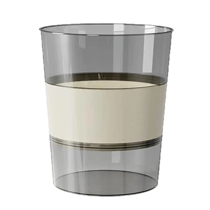 AEB1-Piccolo cestino per rifiuti in plastica, contenitore per rifiuti portatile pieghevole, cestino rotondo pieghevole, per bagno, cucina, uffici