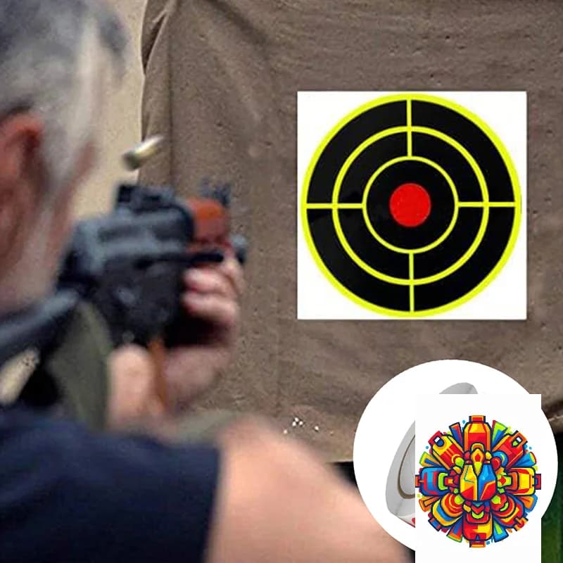Etichette Adesive Rotonde da 0,75 Pollici con Codice Colore per Tiro con l'Arco, Caccia e Allenamento