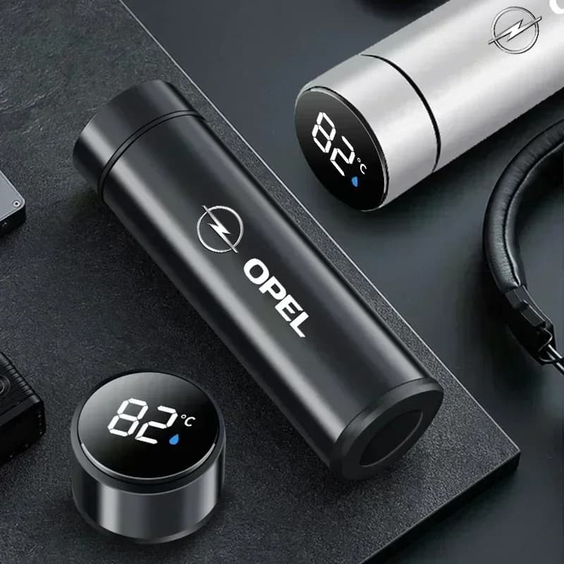 Borraccia Termica Sottovuoto per Auto per Opel Astra G H J F K Insignia Vectra C D Zafira B Antara Corsa B E Mokka Accessori