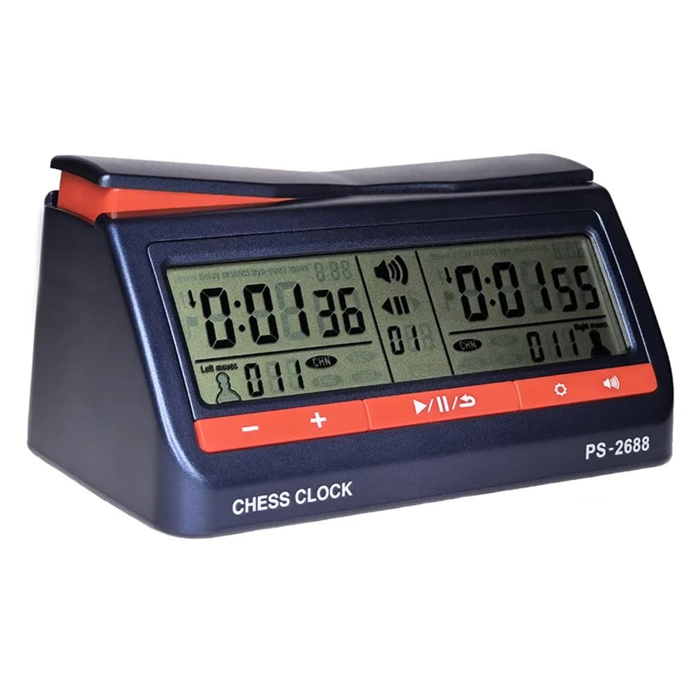 Orologio Digitale per Scacchi con Schermo LCD, Timer in ABS per Giochi da Tavolo e Scacchi, Accessori per Giochi da Tavolo per Adulti