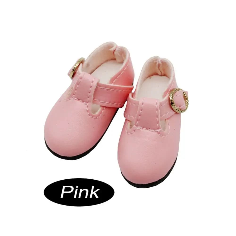 Mini Clothes PU Leather 4.6cm Colorful Shiny Sneakers Shoes Lightweight PU Leather Shoes Cute Mini Leather Boots Gifts