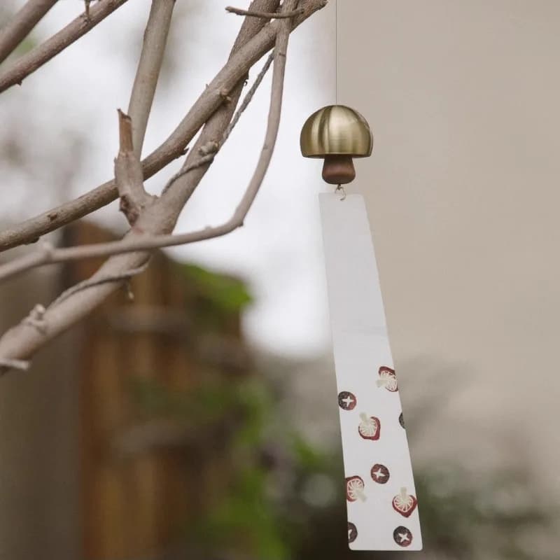 Copper Wind Chimes Indoor Musical Meditation Windbells Gardening Mobile Door Wind Chime Small Outdoor Hanging Decoration Bells