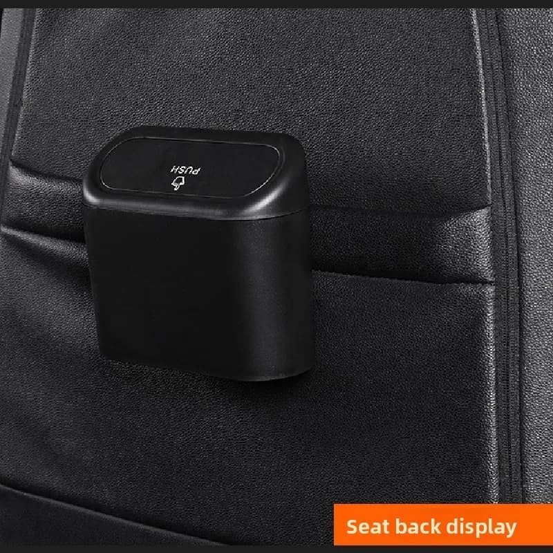 Per BYD SEALION 6 DM-i 2024 2025 Pattumiera per auto Kit di pressatura quadrato nero Borsa organizer con coperchio Accessori per pattumiera a prova di perdite