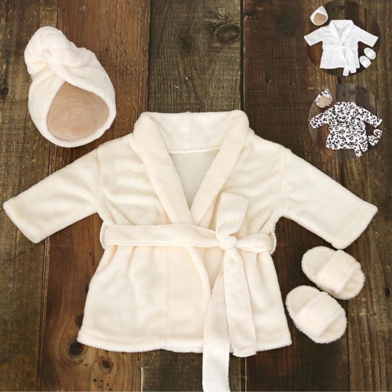 Newborn photo tips Dresses for bathrobes with slippers Scarf for children's photo shoots Accessories for baby and girl photos