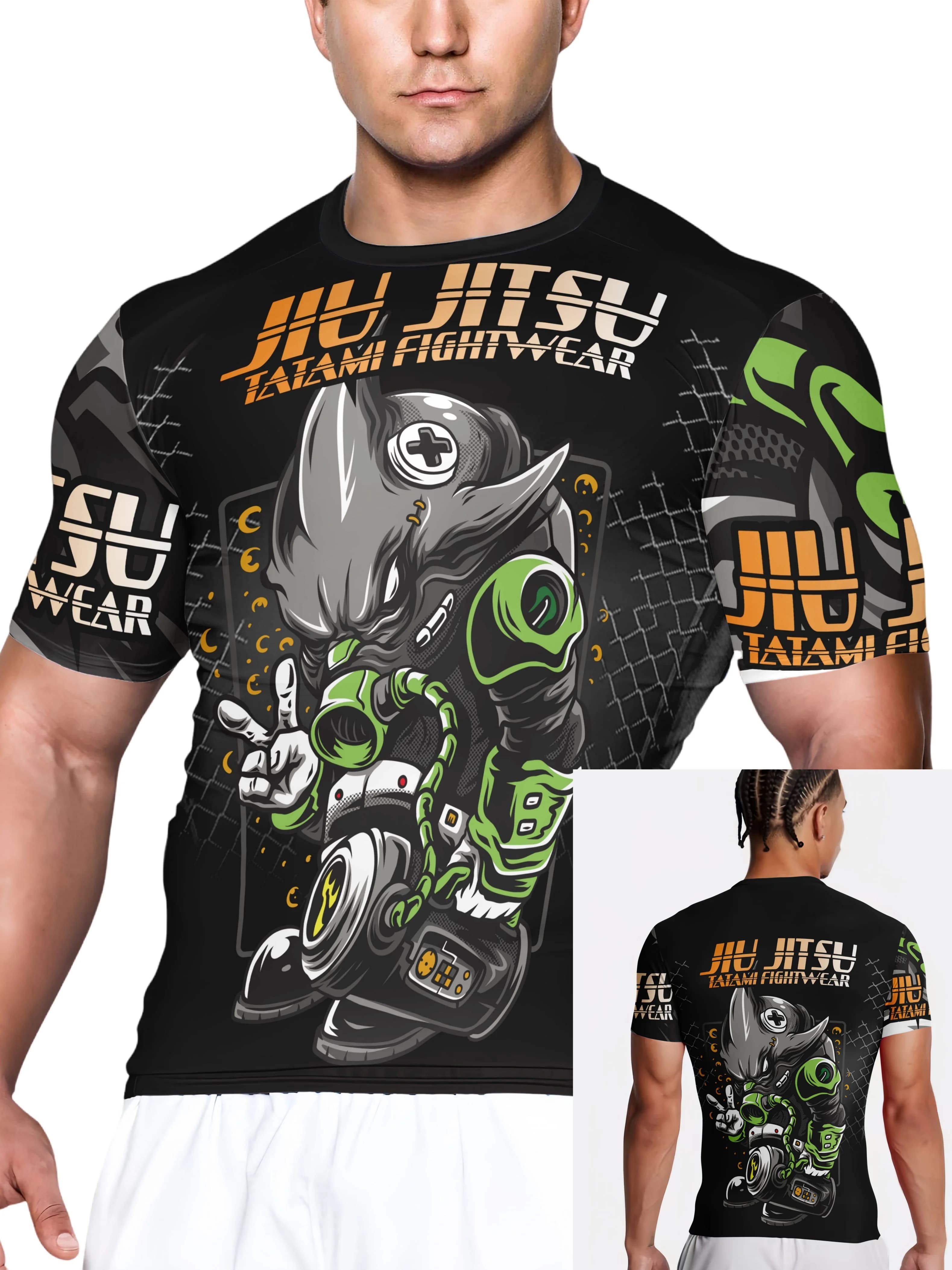 2025 New Style 3D Print Men's T-Shirt Fast Drying Sports Outdoor Training Soccer Jersey Breathable Clothing Men's Fight Boxing