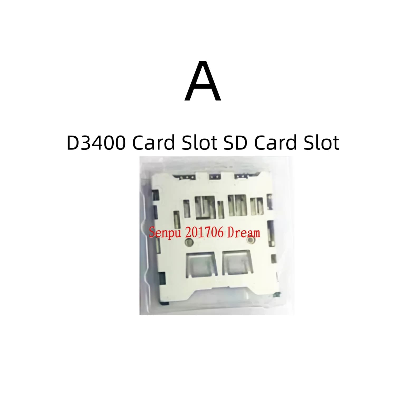 For Nikon D3400 DSLR Z30 Mirrorless Camera SD Memory Card Reader Slot Holder Repair