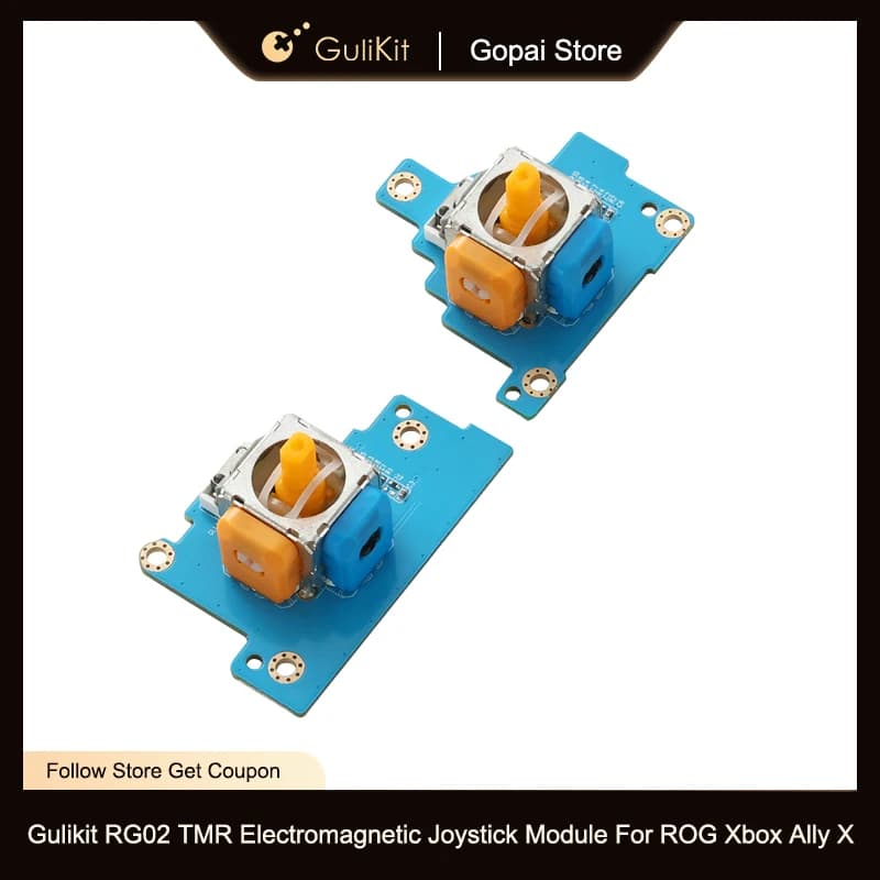 Modulo joystick GuliKit RG02 per ROG Xbox Ally / Xbox Ally X, elettromagnetico anti deriva con sostituzione aggiornamento joystick TMR