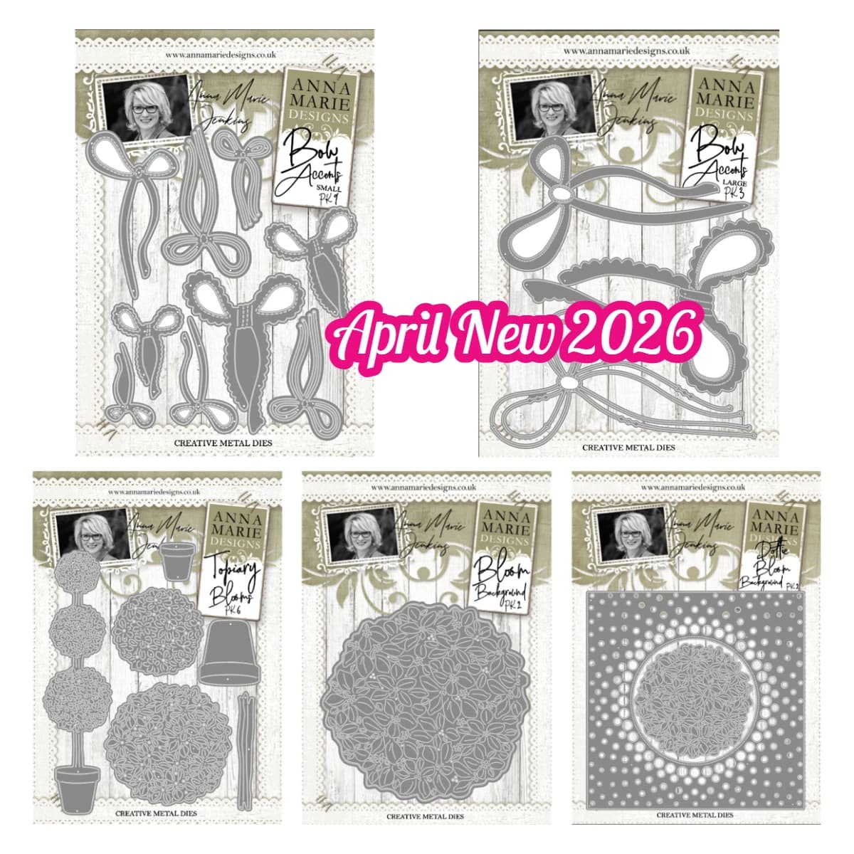2026 New Dottie Bloom Background Die Set Metal Cutting Dies Handmade DIY Embossing Making Scrapbook Photo Album Craft Decoration