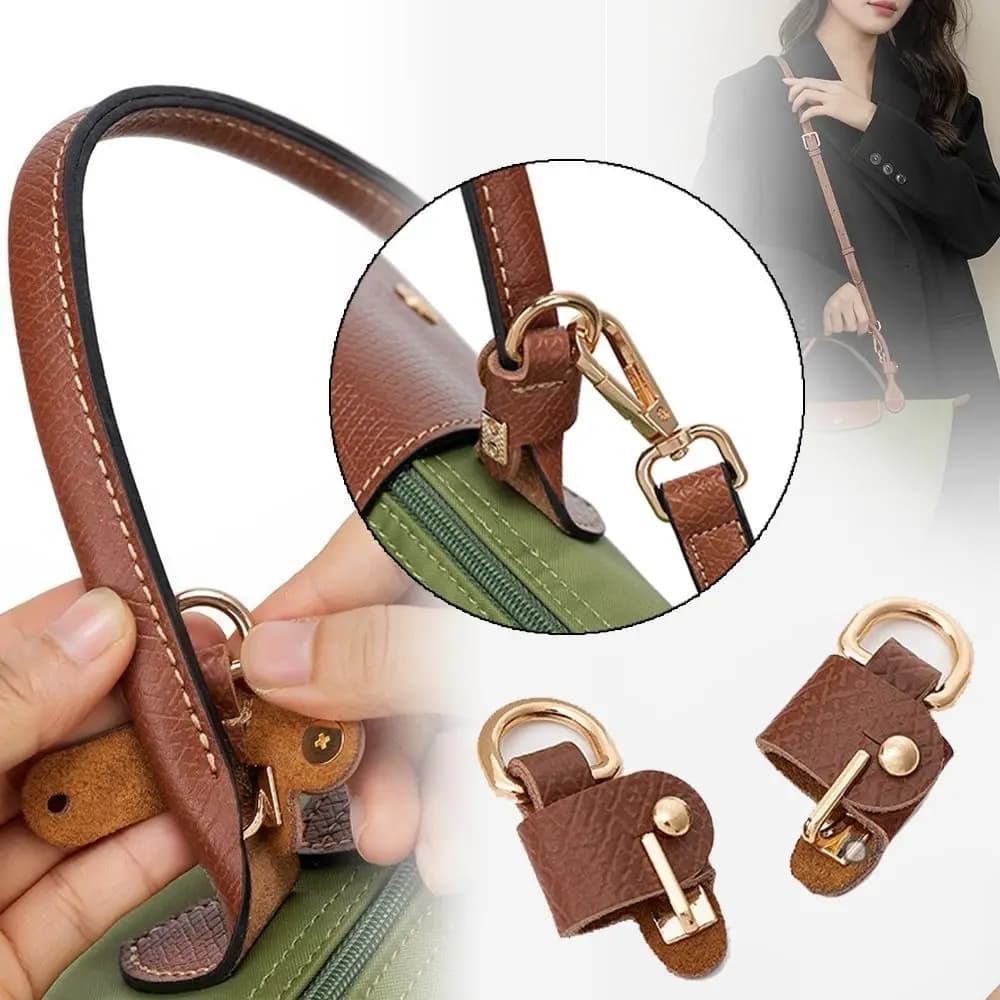 Accessori per la trasformazione della borsa per cinturini per Mini borsa Longchamp tracolla senza perforazione conversione della tracolla fibbia per appendere