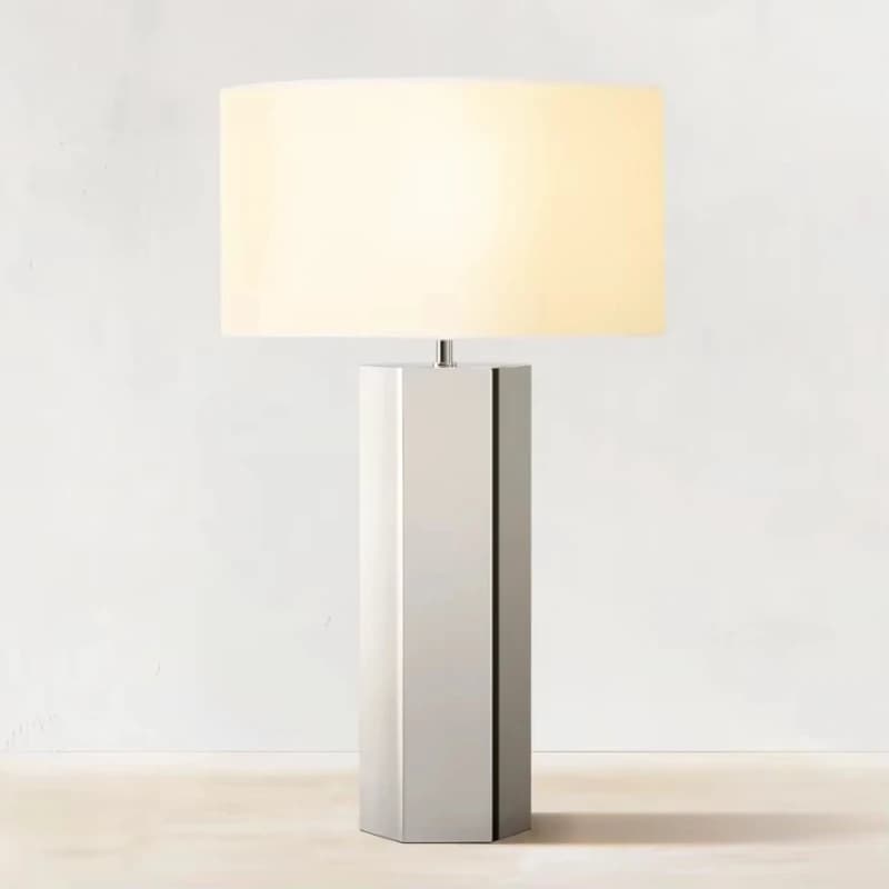 Soggiorno camera da letto moderna moderna decorazione flessibile Lampada da scrivania con diodo luminescente in ottone travertino nero