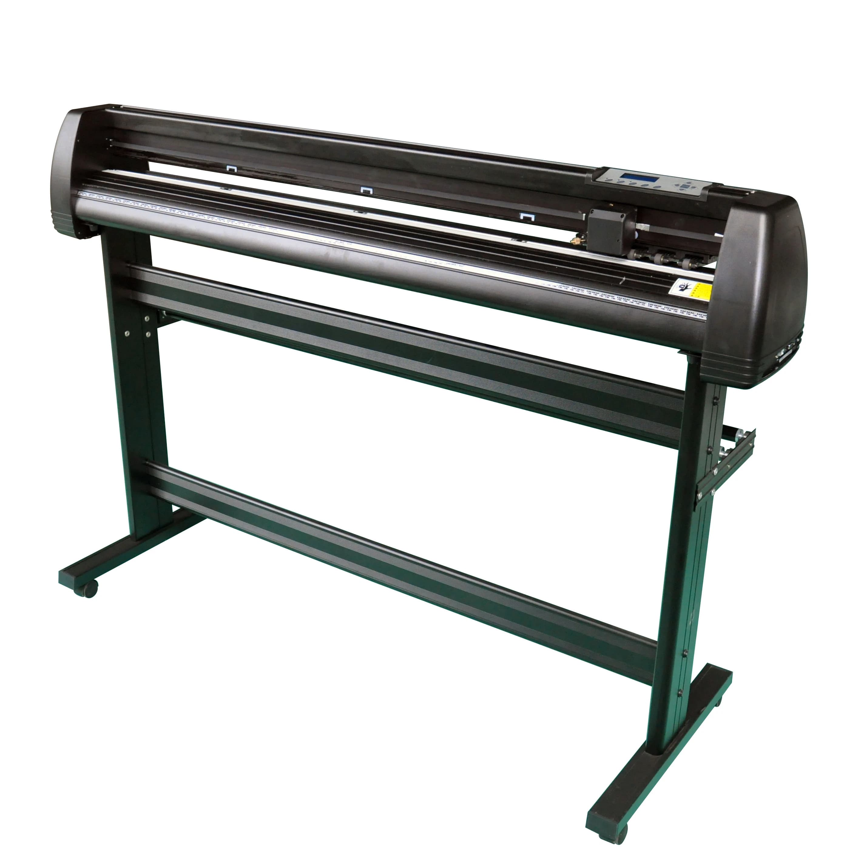 Plotter azionato con servomotore passo-passo per macchina da taglio per vinile a base piatta da 720 mm per il taglio di adesivi in vinile Software compatibile con Signmaster