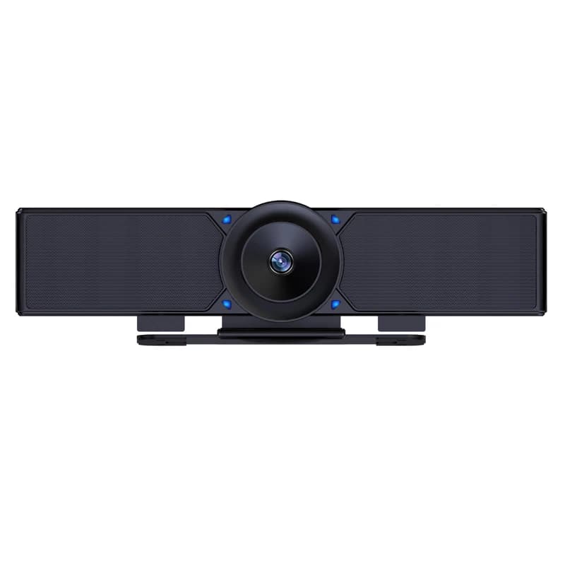 Webcam per Videoconferenze 4K USB con Tracciamento Automatico AI, Microfono e Altoparlante per Sale Riunioni