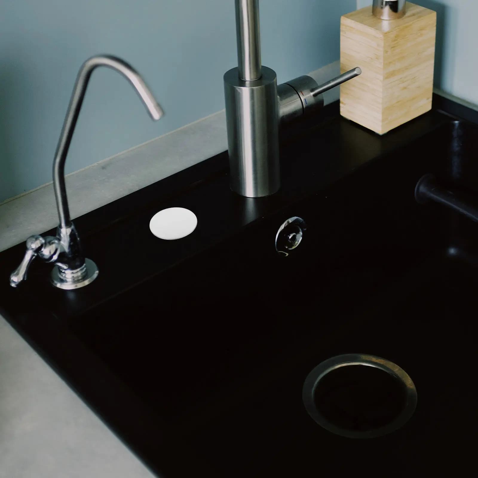 Copertura per Foro del Rubinetto della Cucina, Tappo in Metallo per Lavello, Coperchio Decorativo per Lavabo, Coperchio Sostitutivo per Dispenser di Sapone