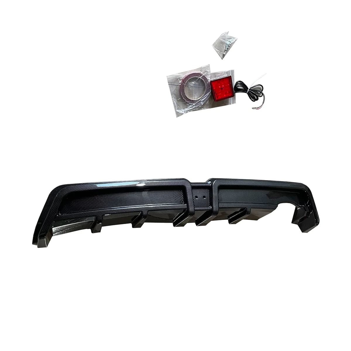Labbro diffusore paraurti posteriore Mu-gen RR stile ABS adatto per Civic 8a generazione 2006-2011 4Dr