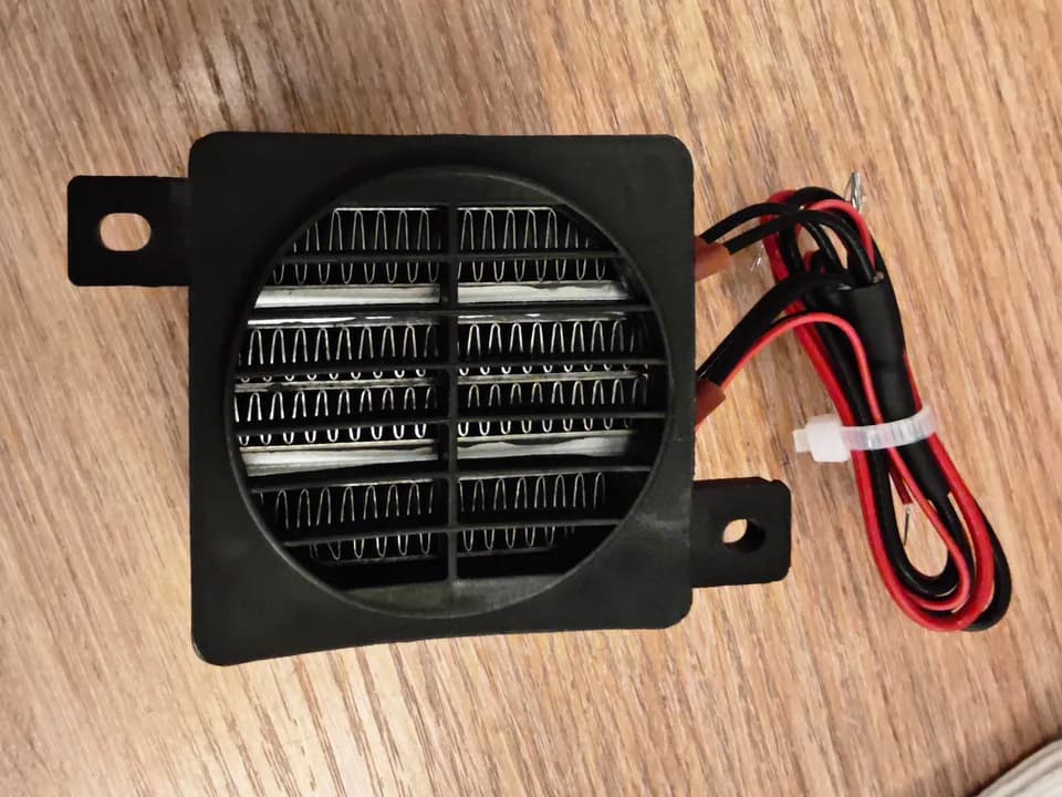 Nuovo ventilatore PTCYIDU12V~220V, riscaldatore PTC in ceramica, piastra riscaldante elettrica, accessorio per incubazione e isolamento ad aria a temperatura costante