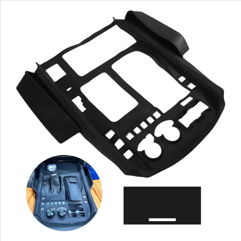 For Lexus 570 LX570 2016-2021 Car Interior Rubber Storage Box Organizer Accessory