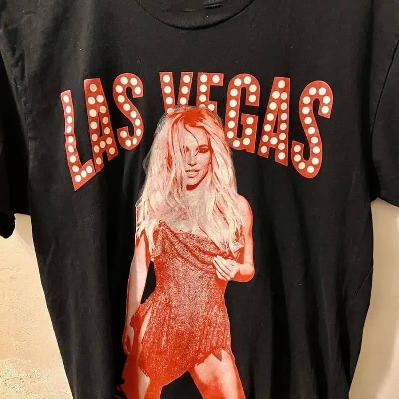 Maglietta da concerto Britney Spears Piece of Me Las Vegas Full Size S 5XL