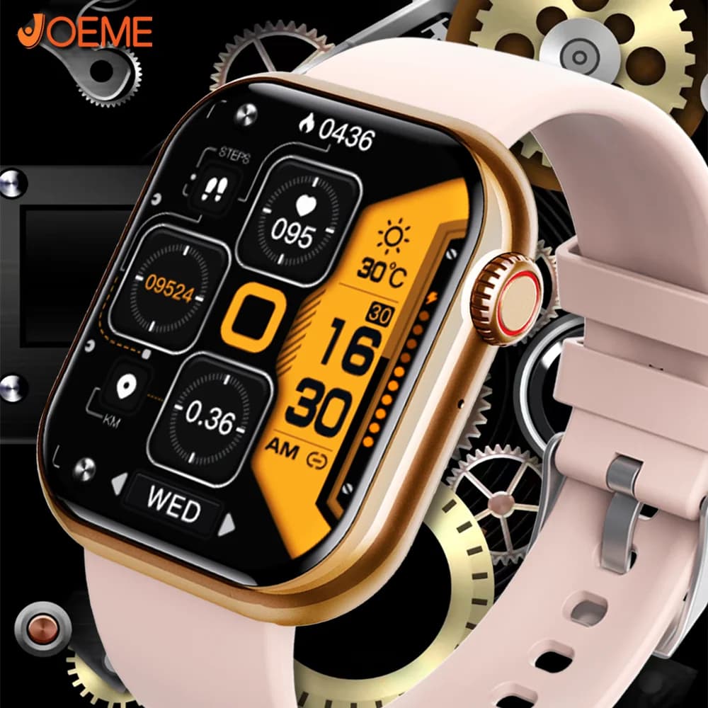 JOEME 1.91 pollici Full Touch Screen Chiamata Bluetooth Smart Watch con monitoraggio della salute 24 ore Sport F57 Smartwatch per IOS Android