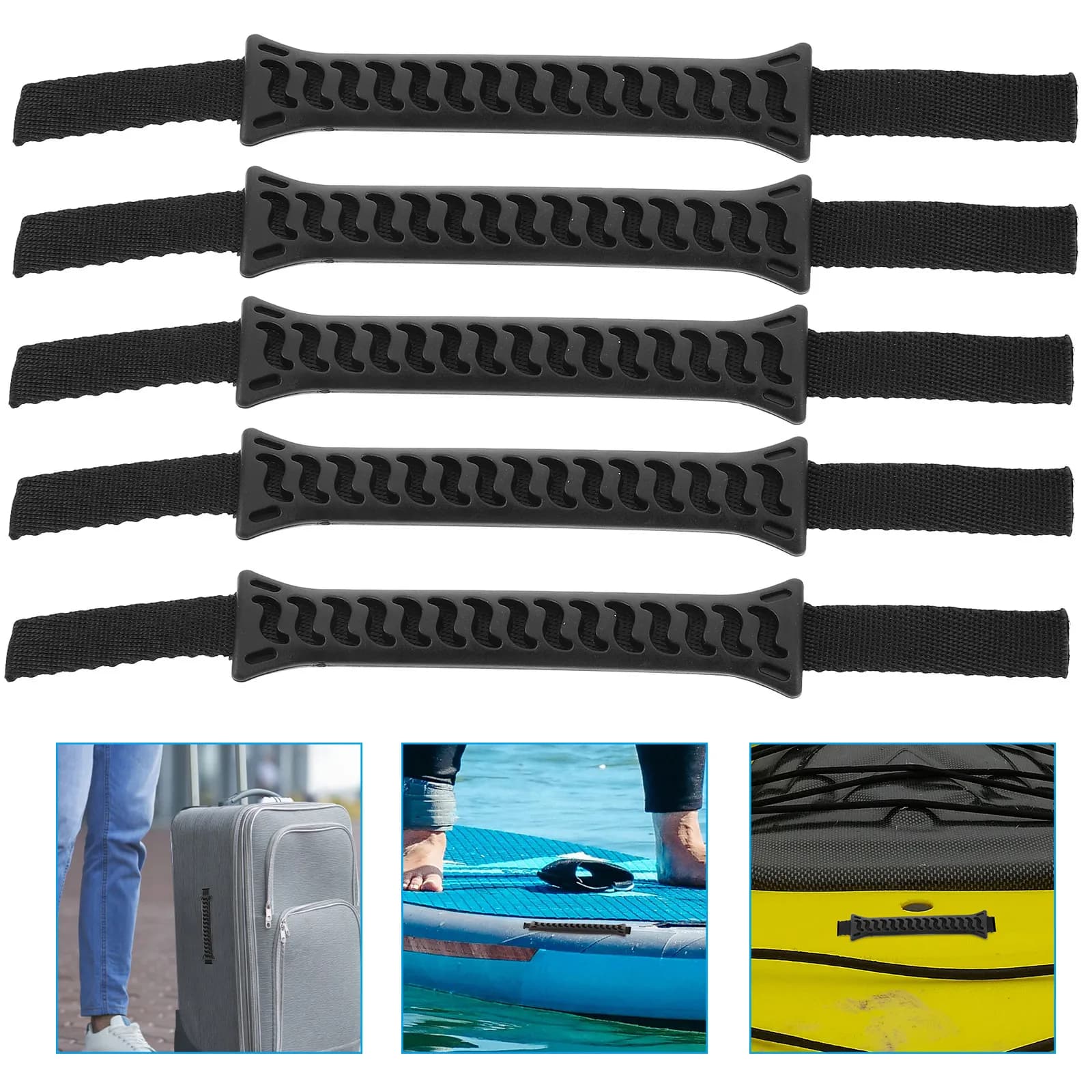 5 Pezzi Maniglie di Ricambio Morbide per Kayak, Maniglie Laterali per Barche, Accessori per Paddle Board e Canoe, Installazione Sicura
