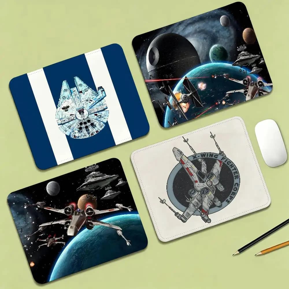Star Plane Fighter Beige Custom Skin Mouse Pad Gaming Keyboard Table Mat Office Supplies Room Decor for PC Mouse Carpet
