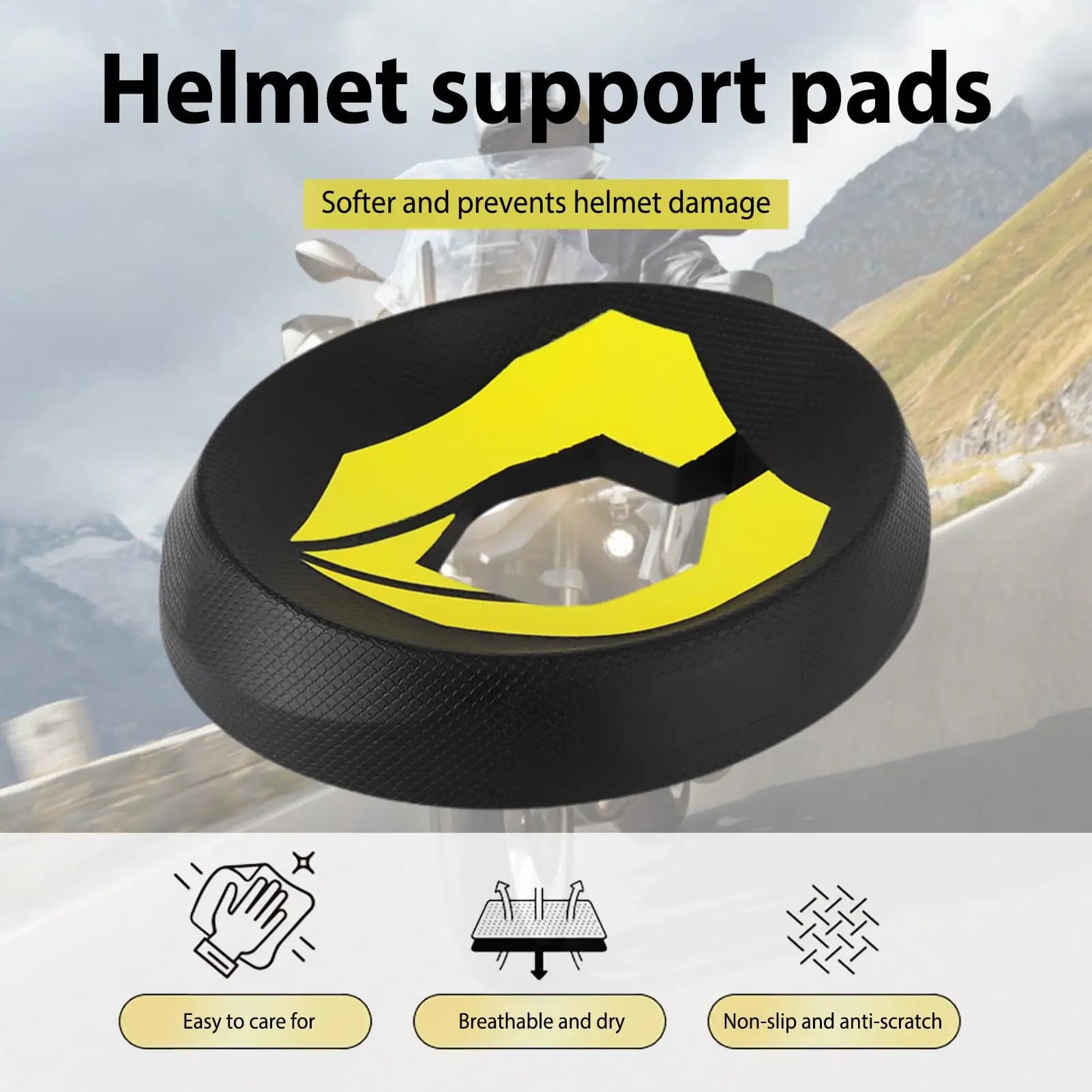 Helmets Donut Ring Helmets Support Ring Helmets Support Ring Helmets Accessories for Motorcycle Dirtbike Snowmobile