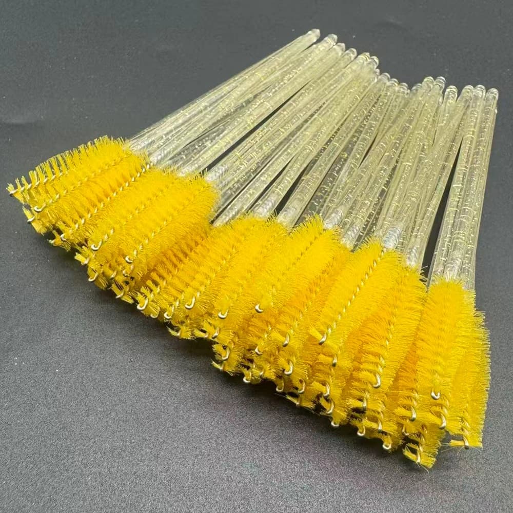 50/100pc Wholesale Disposable Lip Brush Individual Lash Cleaning Mascara Applicator Makeup Brushes for Eyelash Extension Removal