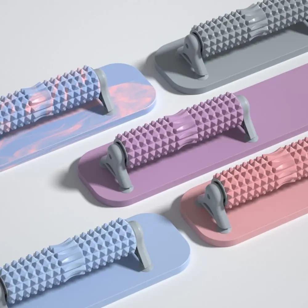 Non-Slip Suction Cup Foam Roller Large Load Bearing Stable Muscle Relaxation Roller Easy To Use Thickened EVA Yoga Column