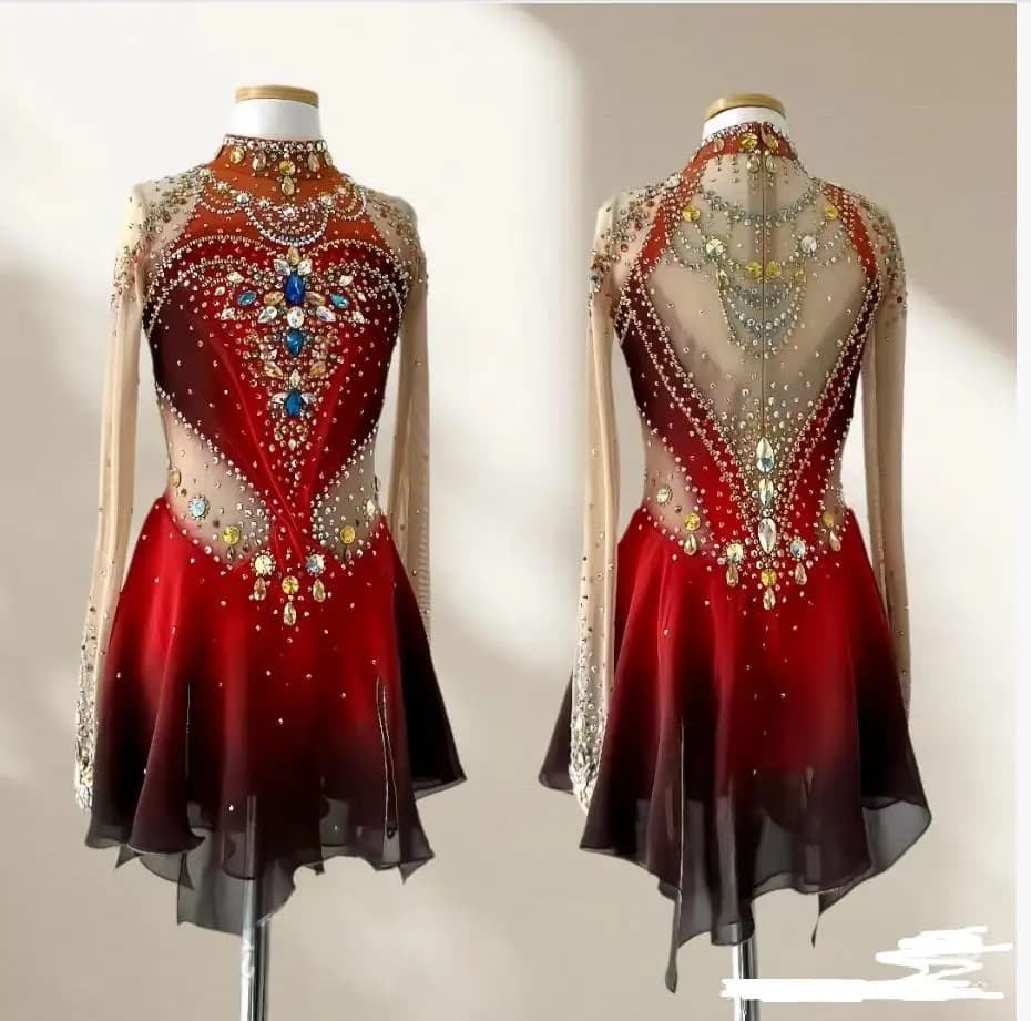 Costume da pattinaggio artistico per performance