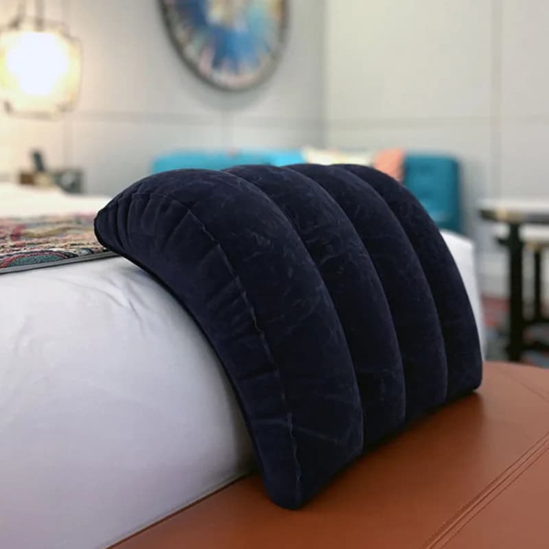 Nuovo supporto lombare stile mezzaluna cuscino sdraiato cuscino gonfiabile per la vita sul retro letto e sedia per dormire cuscino cervicale per il collo