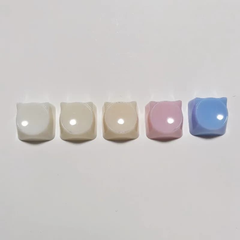 Set di Keycaps a Tema Testa di Volpe, Keycaps Artigianali 3D Personalizzati Originali Fatti a Mano per Accessori Tastiera Meccanica, Regalo Fai-da-Te