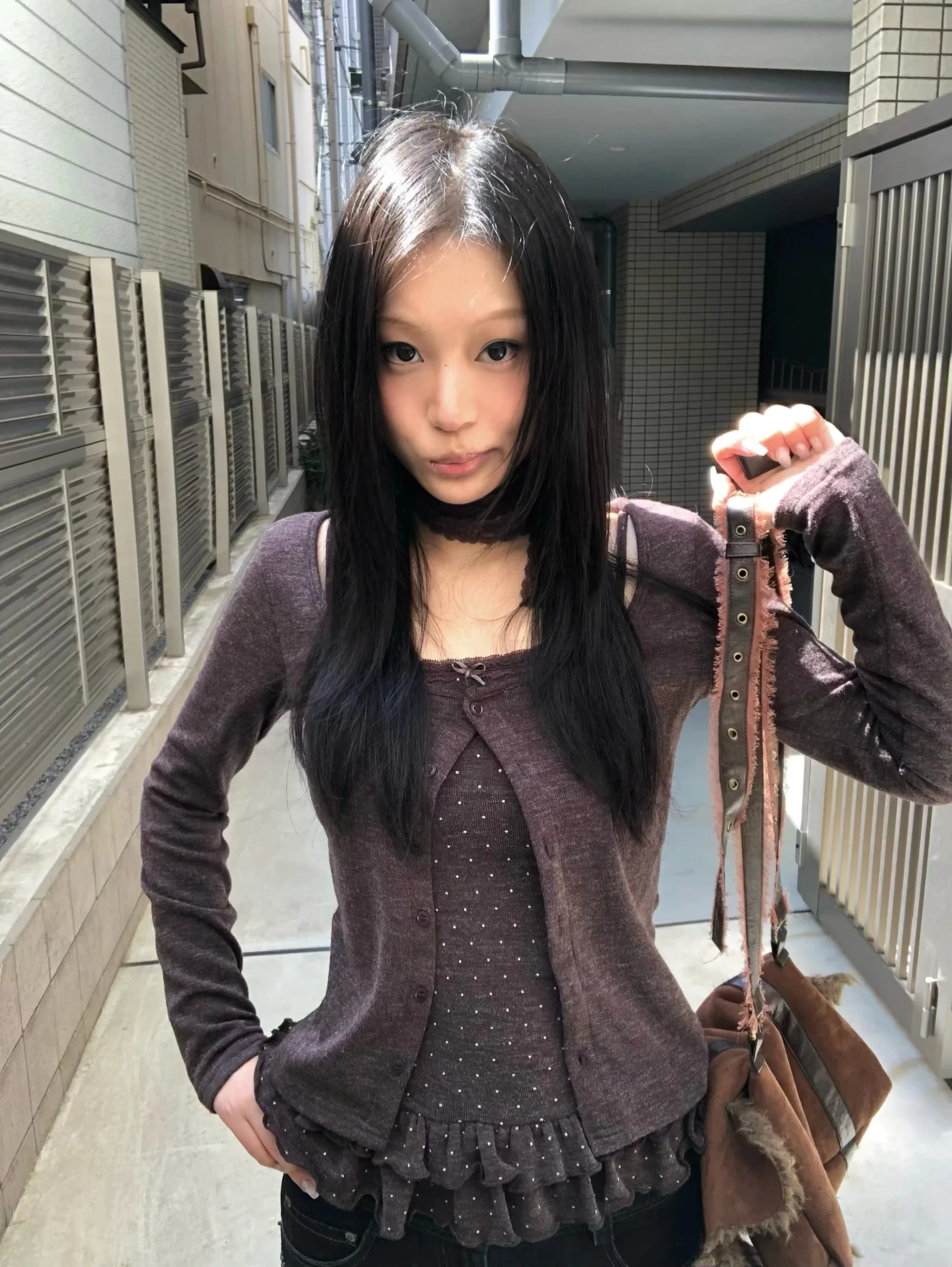 Japanese Y2k Knitted Women Tops Two Piece Set Vintage Harajuku Button Knit T-shirt Sets Korean Style Knitwear Casual Chic 2026