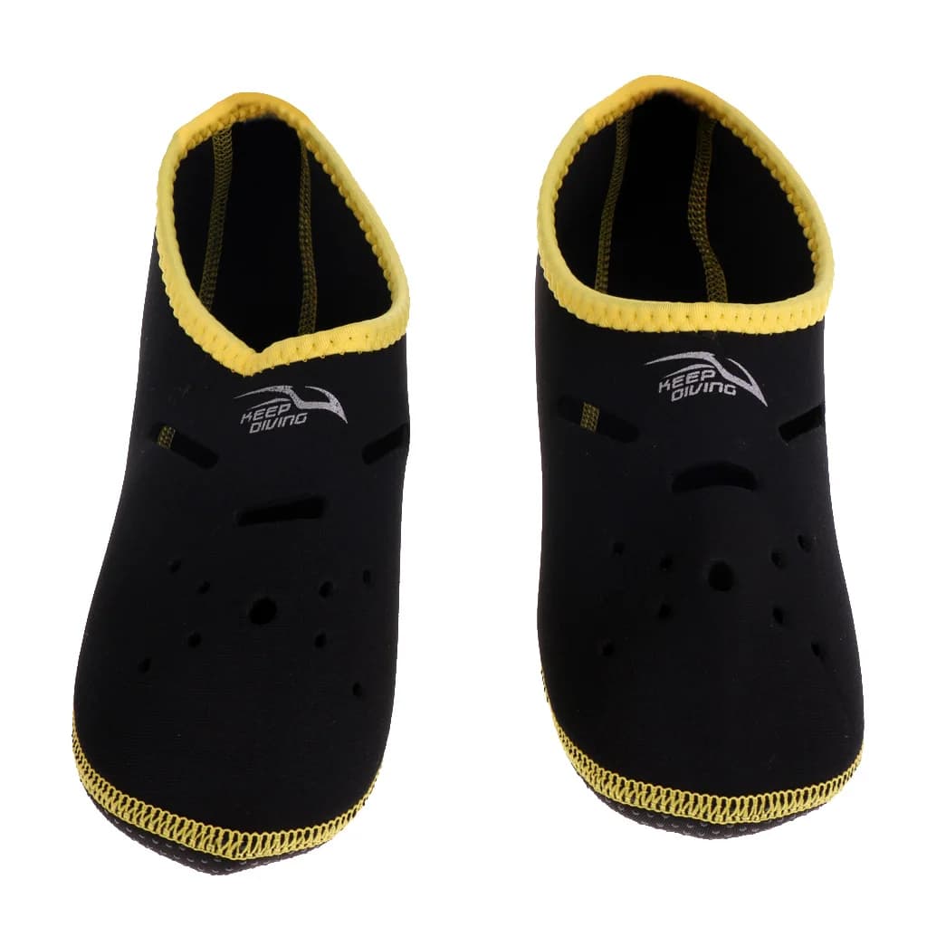 Calzini in neoprene da 3 mm Calzini Nuoto Immersioni subacquee Surf Snorkeling Nero
